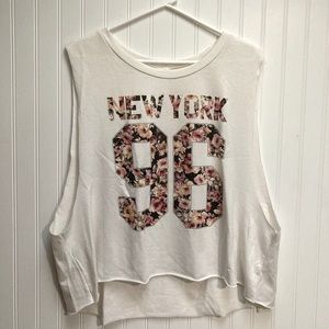 Women’s Cotton Cut Open Sides Muscle Tee